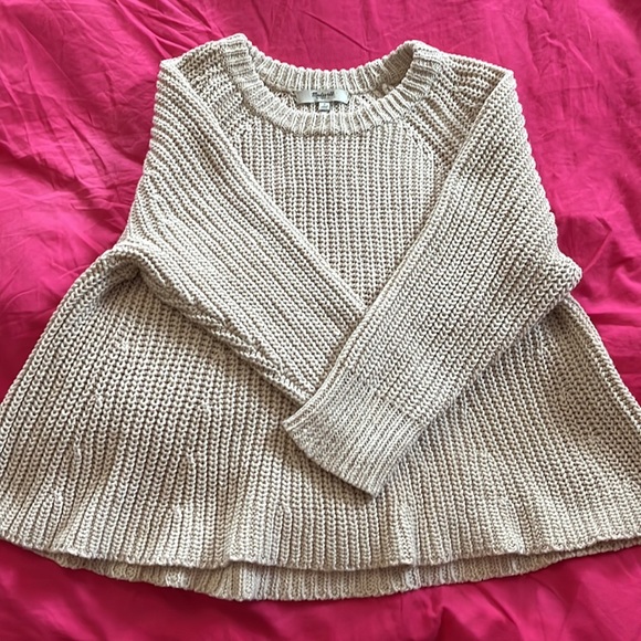 Beautiful knit Madewell sweater. Beige. - Picture 3 of 4